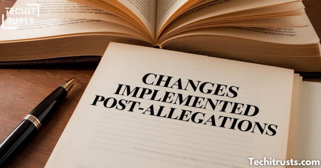 Changes Implemented Post-Allegations