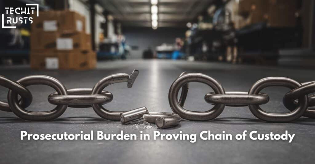 Prosecutorial Burden in Proving Chain of Custody